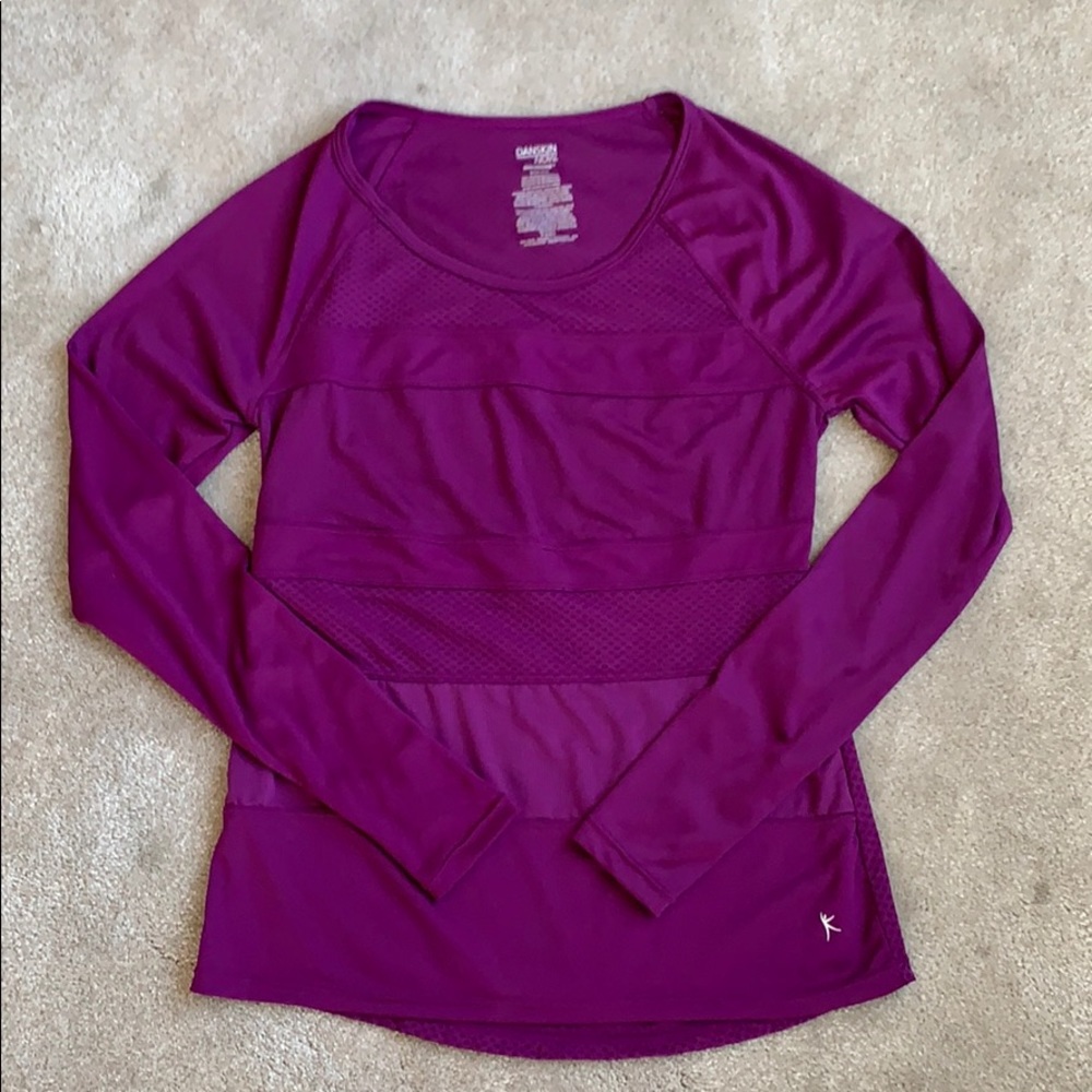 DANSKIN NOW - Plum/purple color Long Sleeve top